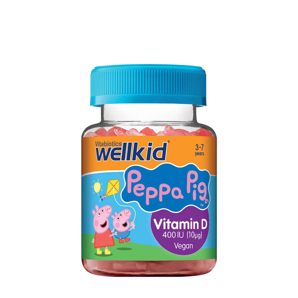 Wellkid Vitamin D 400IU för barn baksida