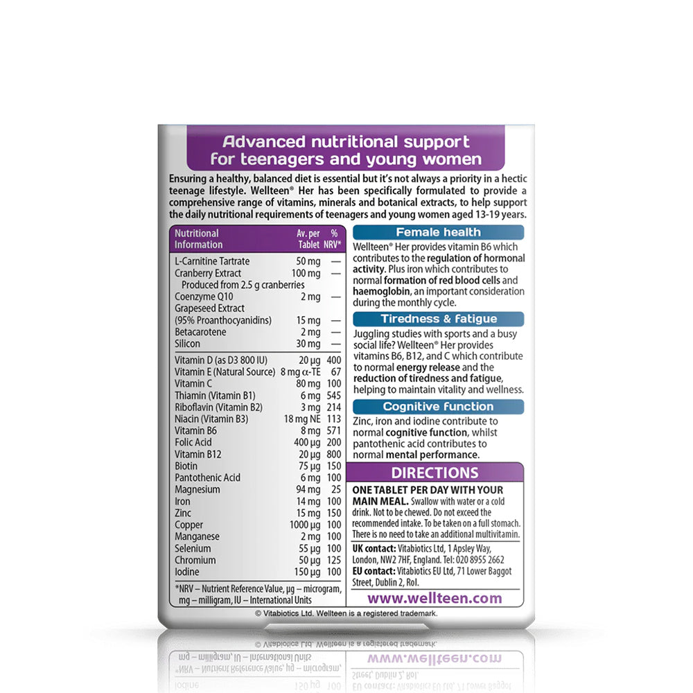 Vitabiotics - Wellteen Her Plus