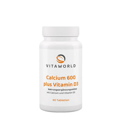 Vitaworld Calcium 600 Plus Vitamin D3 näringsfakta