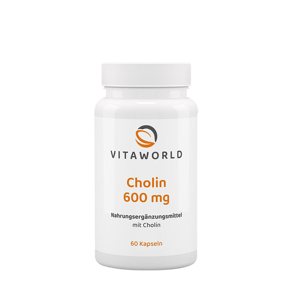 Vitaworld Choline baksida näringsfakta