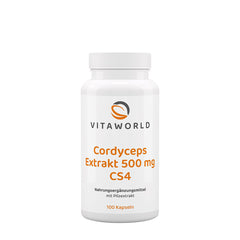 Vitaworld Cordyceps Extract baksida näringsfakta