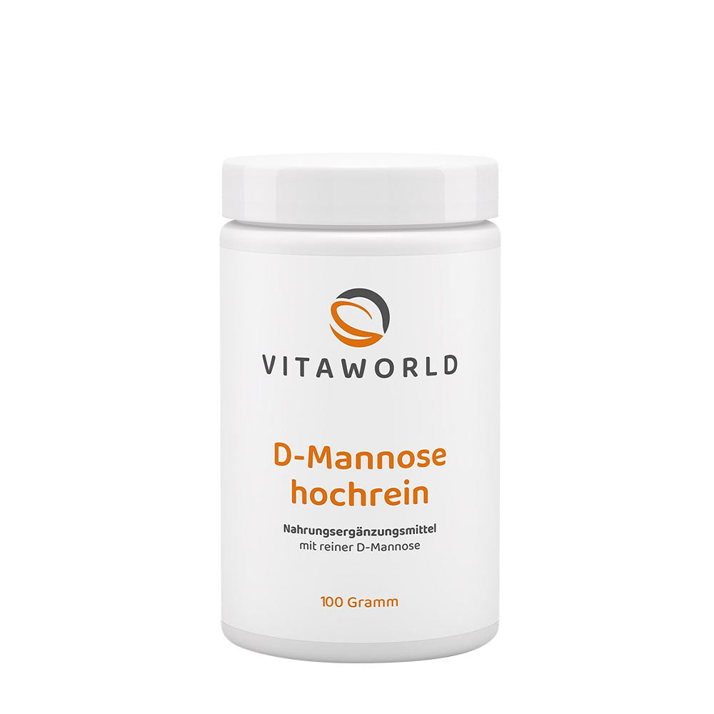Vitaworld D-Mannose baksida näringsfakta