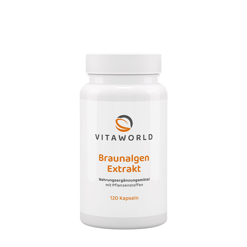 Vitaworld Brown Algae Extract baksida näringsfakta