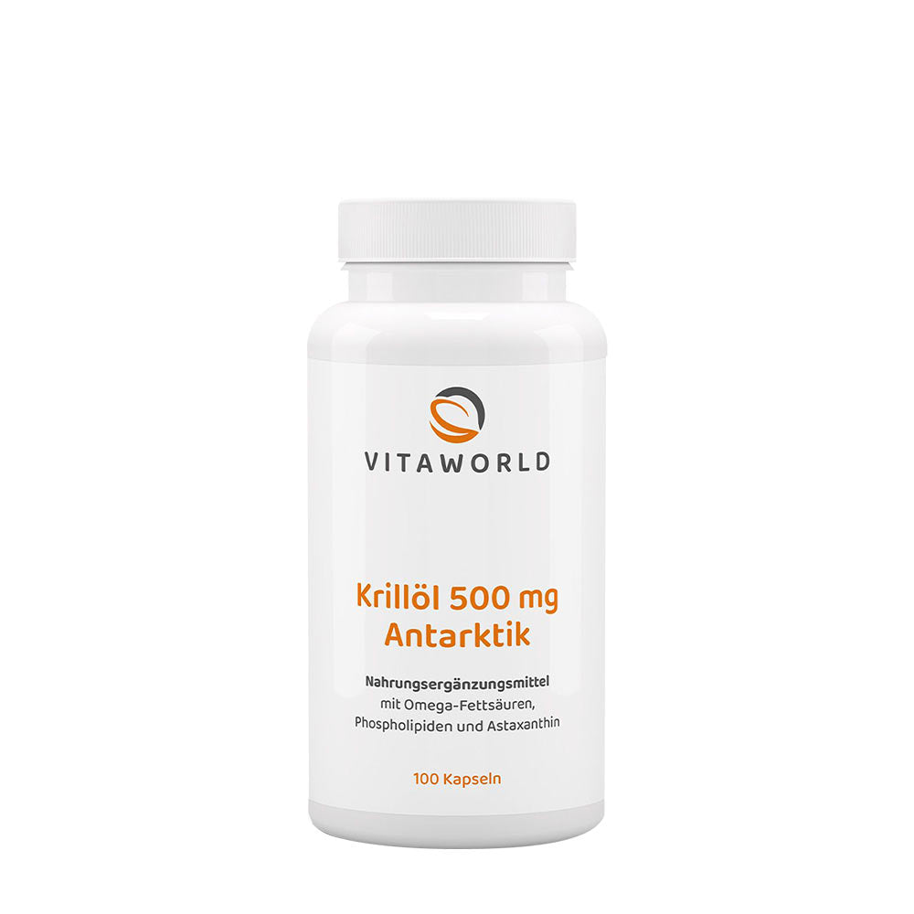 Vitaworld Krill Oil Antarctica näringsfakta baksida