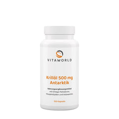Vitaworld Krill Oil Antarctica näringsfakta baksida