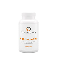Vitaworld L-Threonine 500 näringsfakta och ingredienser