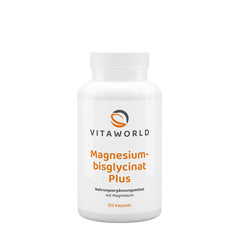 Vitaworld Magnesium Bisglycinate Plus näringsfakta baksida