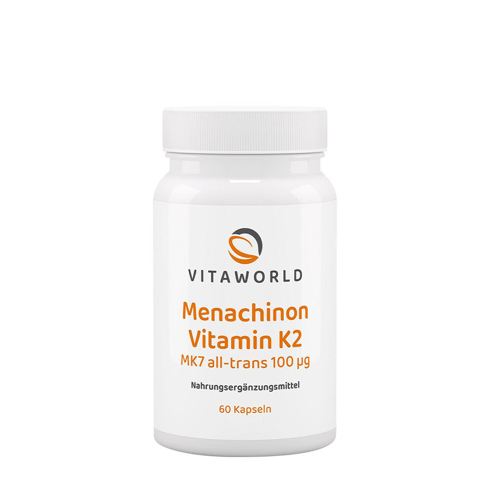 Vitaworld - Menaquinone Vitamin K2 Mk7 - 60 Caps