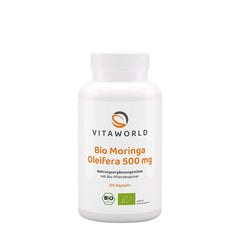 Vitaworld Moringa Oleifera baksida näringsfakta