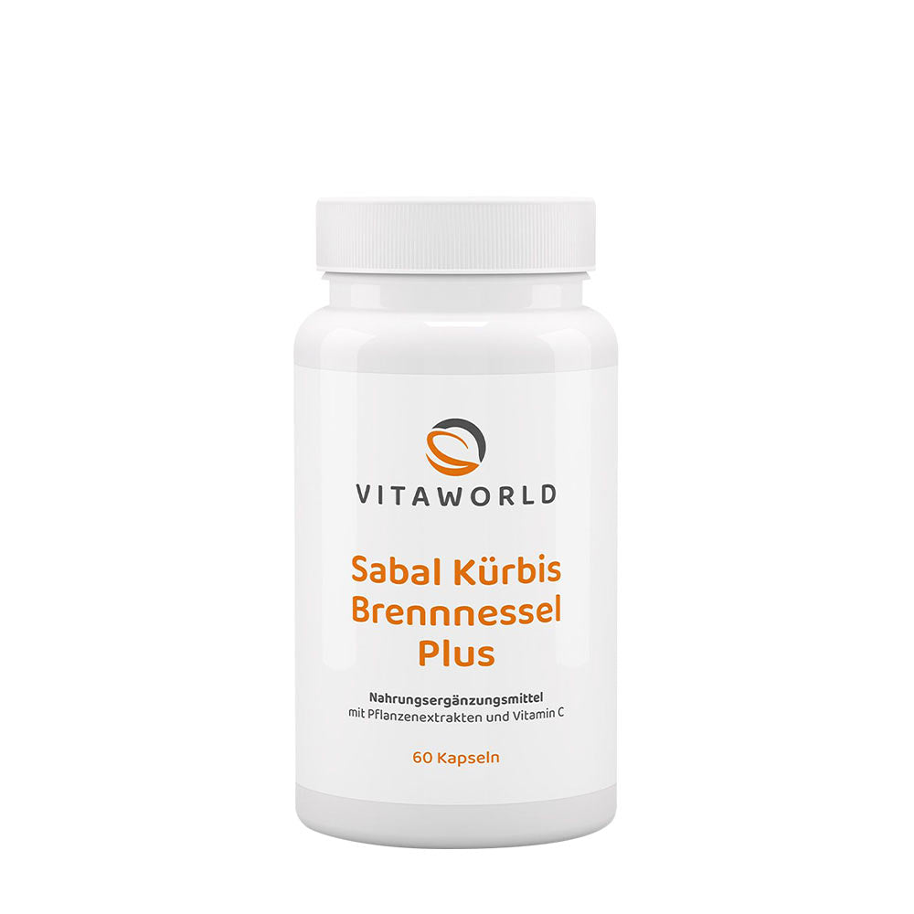 Vitamaailma - Sabal Kurpitsa Nokkonen Plus - 60 Kapselia