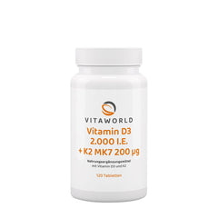 Vitamaailma - D3-vitamiini 2000 IU + K2 Mk7 200 mcg