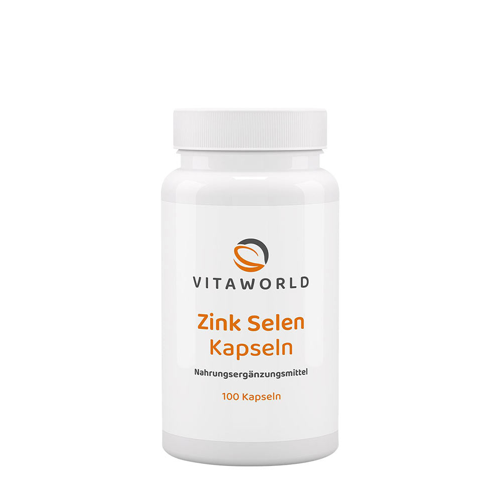 Vitaworld - Zink Selen - 100 Kapsler