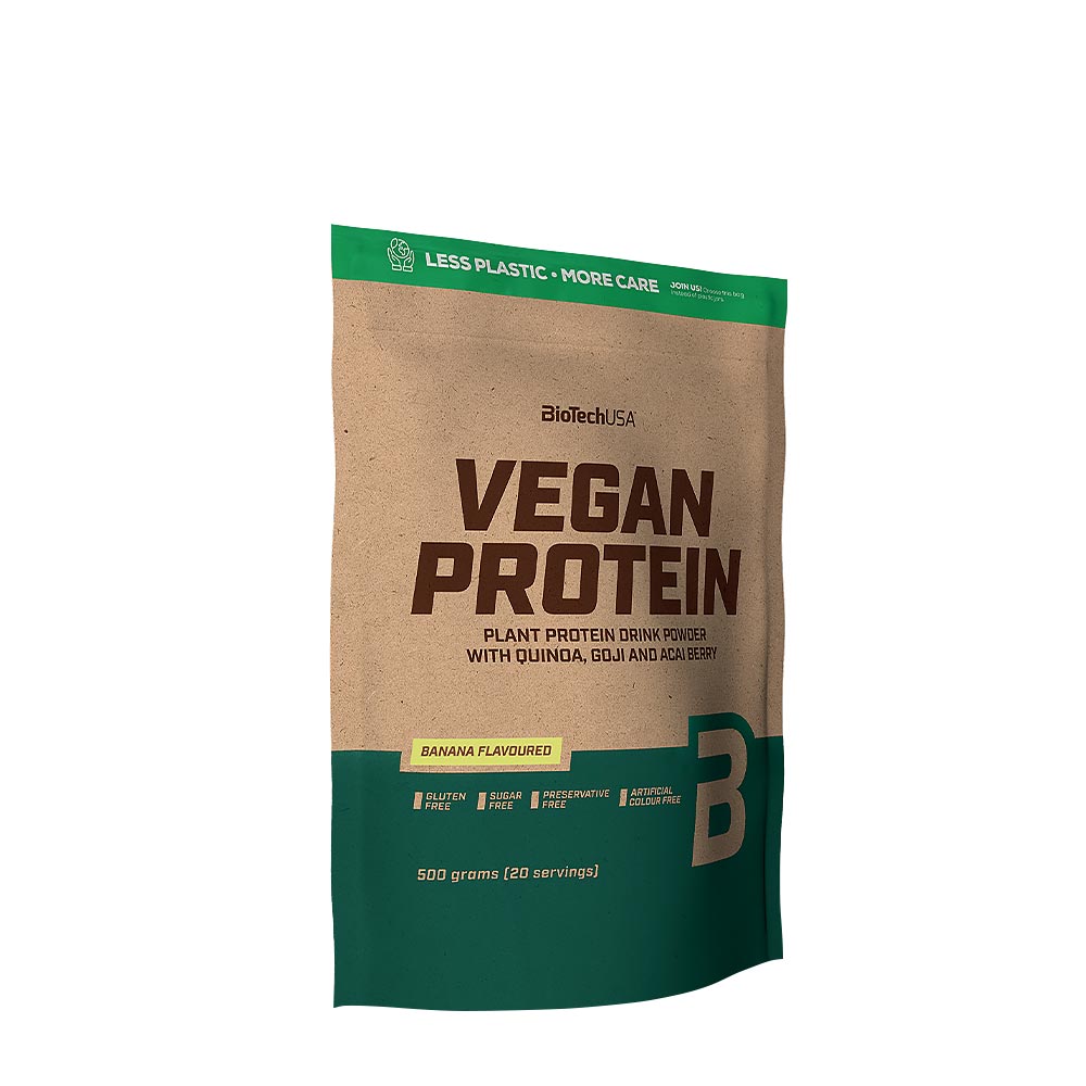 Vegan Protein ingredienser och etikett