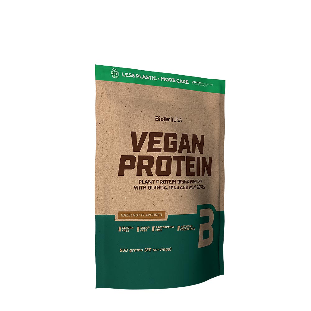 Vegan Protein pulver närbild