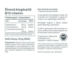 Vitaking - B-12 Vitamin Veggie - 60 Kapsler