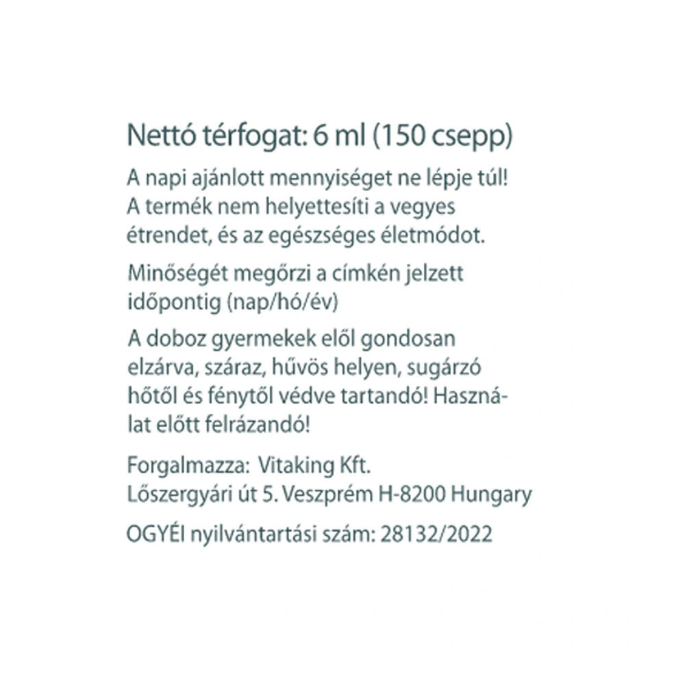 Vitaking - Probiotic Complex - 150 Drops (KORT DATUM 2026-09-30)