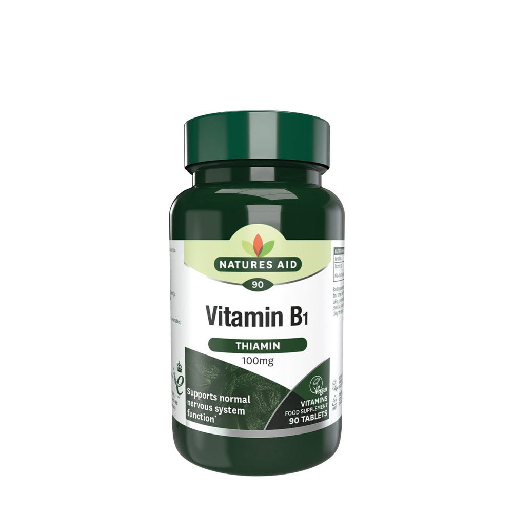 Vitamin B1 – 100 mg tiamin ingredienser etikett