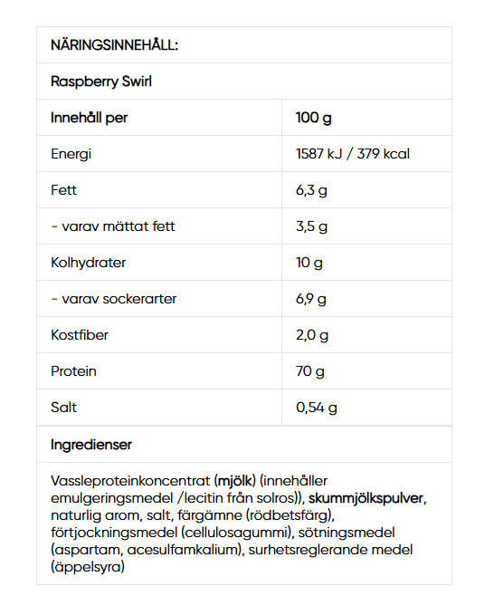 Wispy - Raspberry Swirl - 1000g