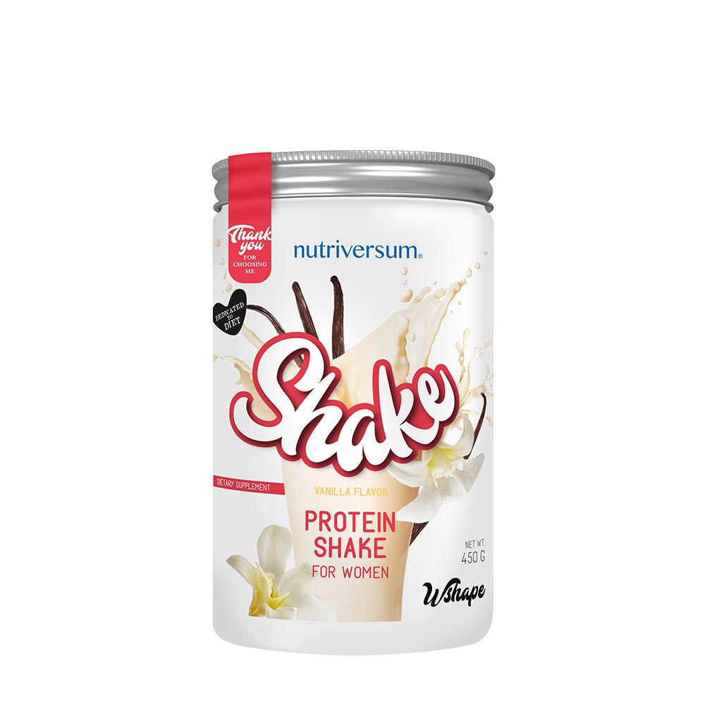 Nutiversum Shake Wshape ingredienser etikett