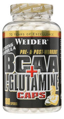Weider - BCAA + L-Glutamine - 180 Caps