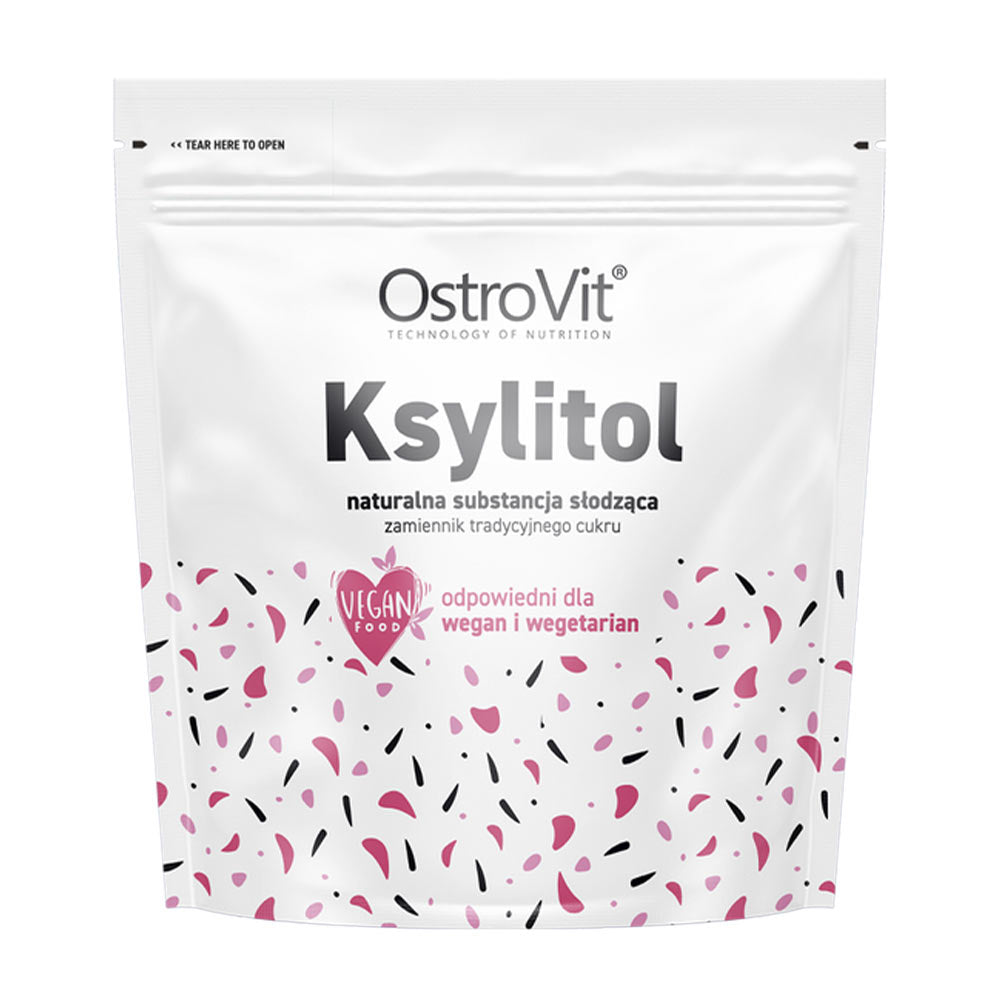 OstroVit Xylitol – Naturligt Sötningsmedel baksida näringsfakta