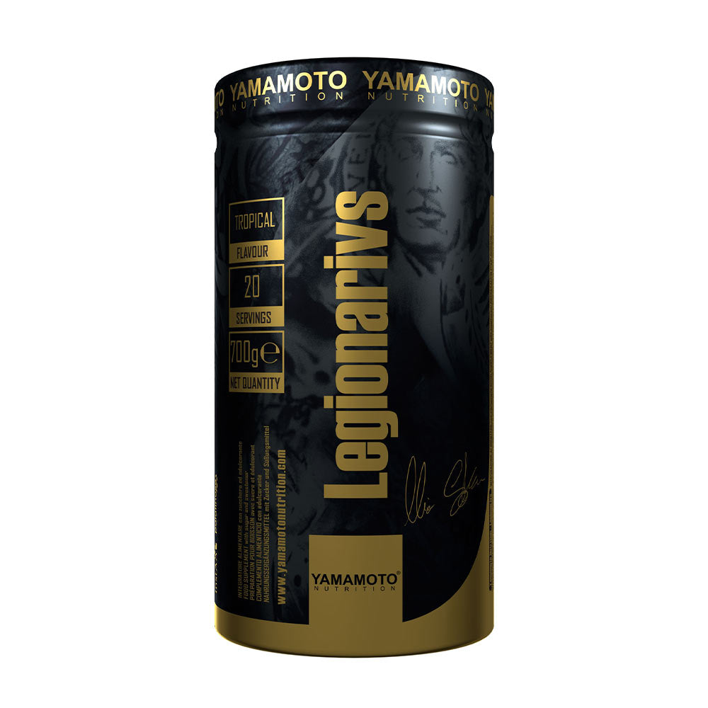 Yamamoto Nutrition Legionarius tropical flavor sports supplement with 20 servings for optimal performance.