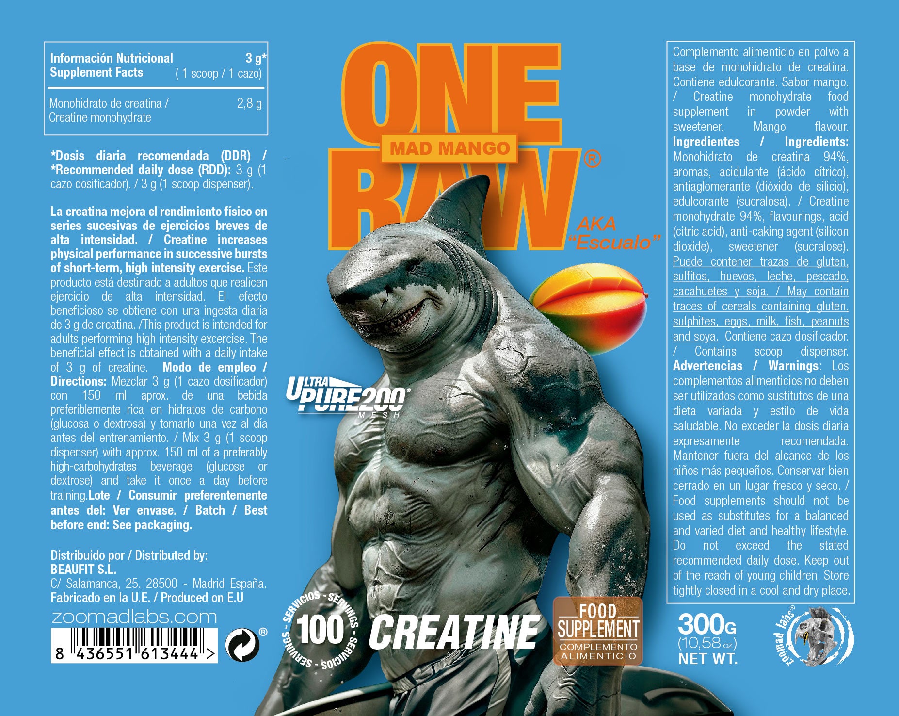 Zoomad Labs - One Raw® Creatine