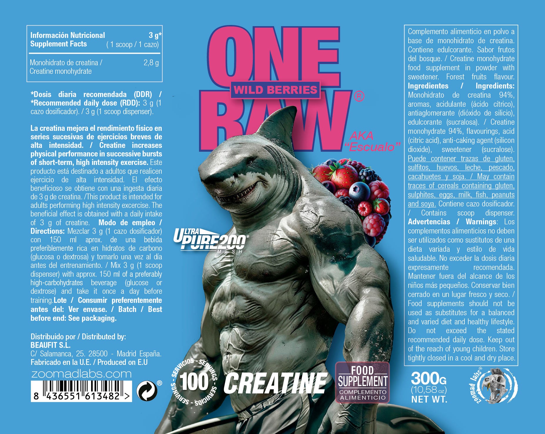 Zoomad Labs - One Raw Creatine