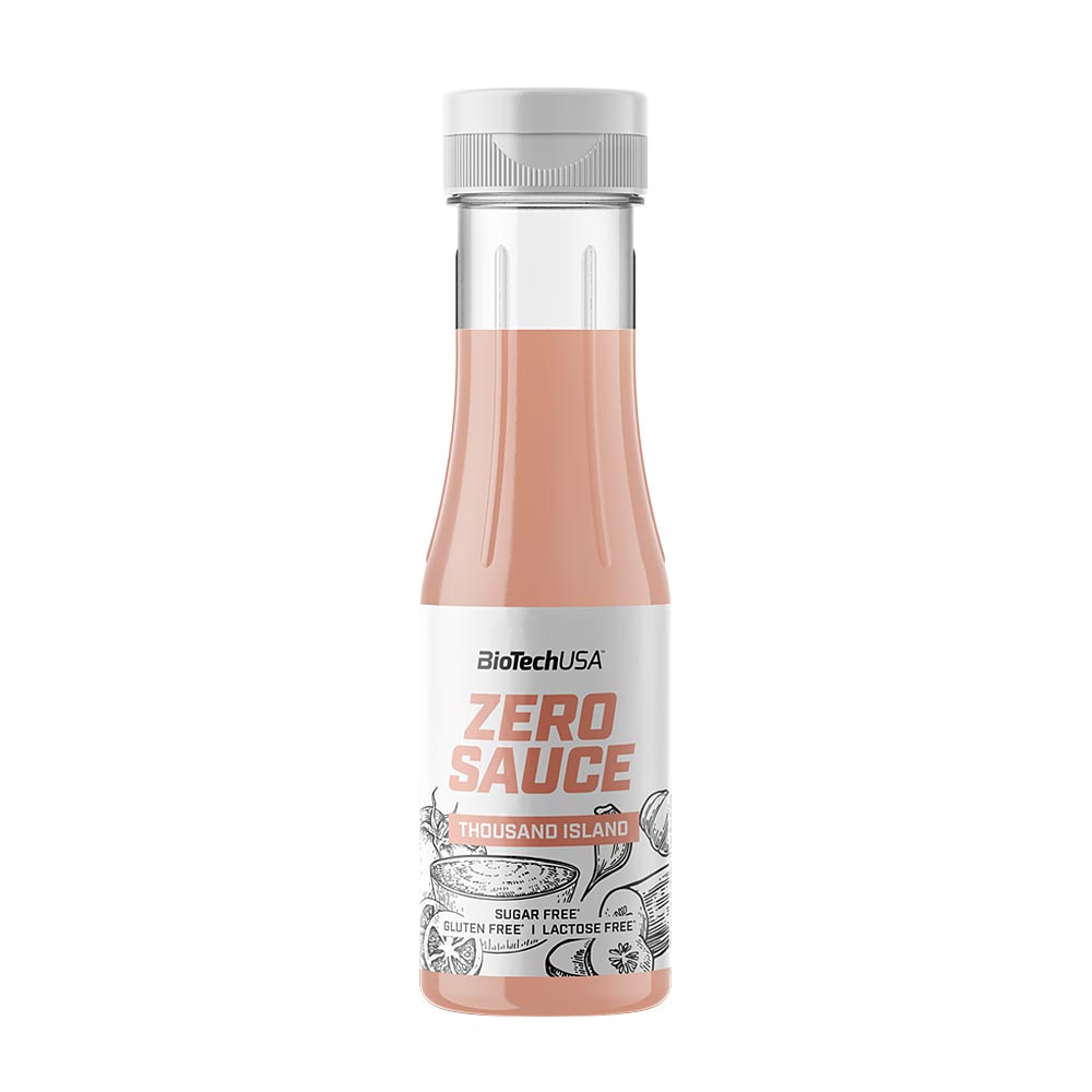 Zero Sauce baksida med näringsinformation