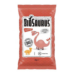 BIOSAURUS - Paistetut Luomu Maissisnacksit