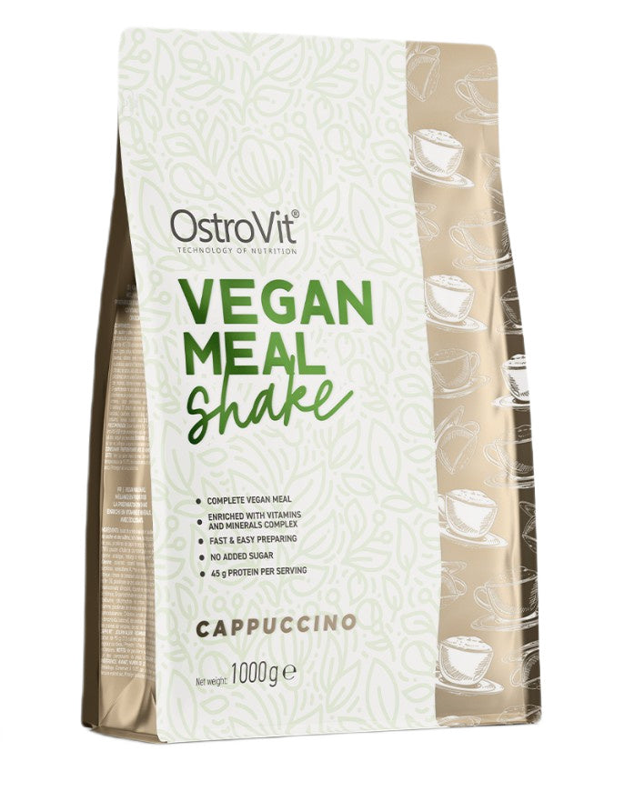 OstroVit - Vegan Meal Shake, Cappuccino - 1000g