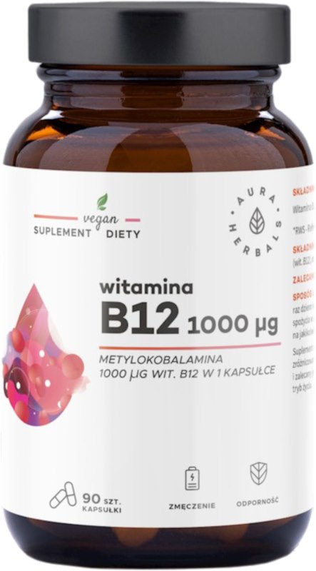 Aura Herbals - Vitamin B12 1000 µg Methylcobalamin
