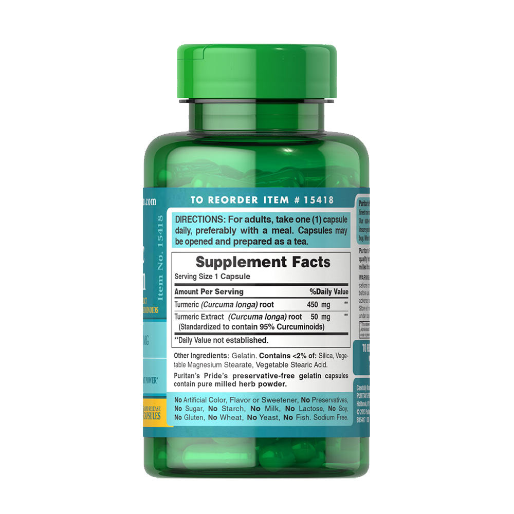 Puritan'S Pride - Turmeric Curcumin
