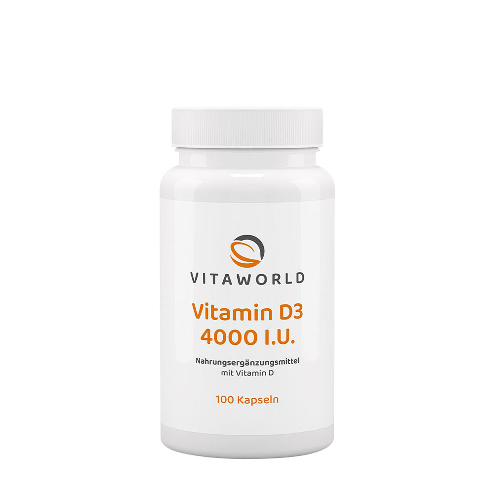 Vitaworld - Vitamin D3 4000IU - 100 Capsules