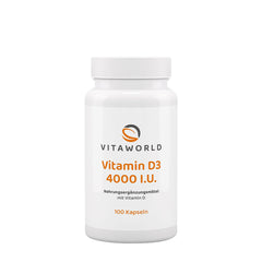 Vitaworld - Vitamin D3 4000IU - 100 Capsules