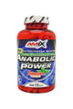 Amix Anabolic Power Tribusten testosterone booster bottle with 200 capsules, designed for muscle growth and strength enhancement.