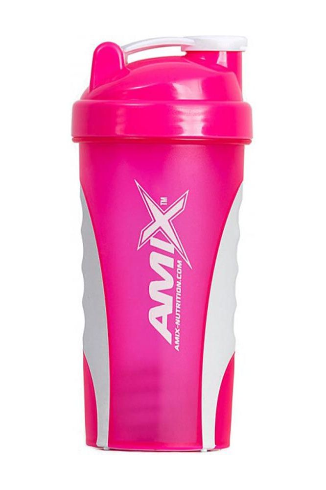 Amix Shaker Excellent in vibrant pink, designed for efficient protein mixing and travel-friendly convenience.