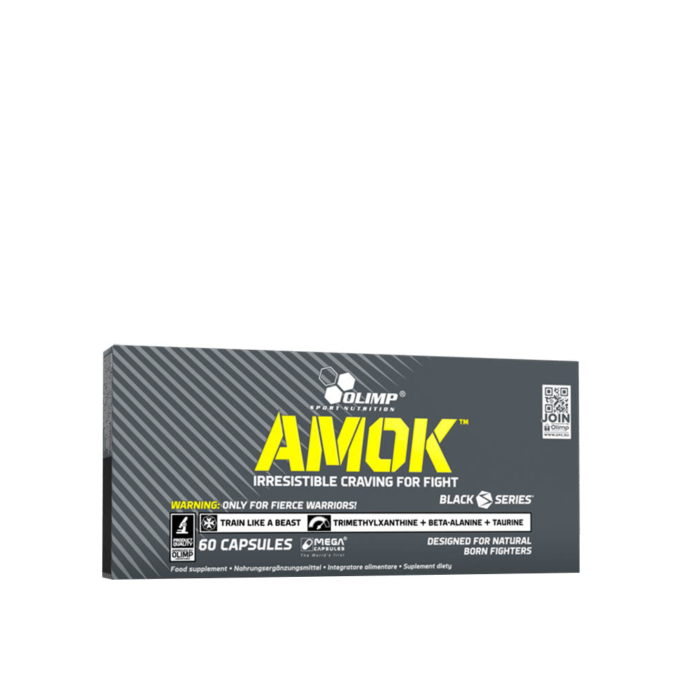 Amok Black Series – Pre-Workout framsida