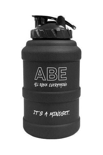 Applied Nutrition ABE black water jug 2500 ml with motto "It's a Mindset" for hydration on-the-go.