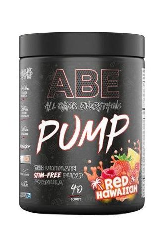 Applied Nutrition ABE Pump, stimulant-free pre-workout formula with explosive energy and muscle pumps.