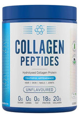 Applied Nutrition Collagen Peptides, unflavoured, 300g. Supports youthful skin and joints, zero sugar, gluten, and dairy-free.