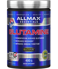 Allmax - Essentials Glutamine - 400g (KORT UDLØBSDATO 2026-09-30)