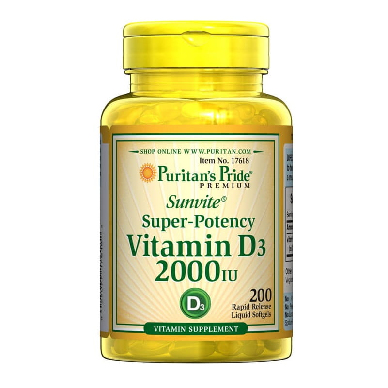 Puritan's Pride - Sunvite Super-Potency Vitamin D3