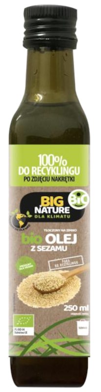 Big Nature - Organic Cold-Pressed Sesame Oil 250ml
