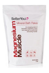 Better You Magnesium Muscle Flakes, 1000 grams, natural bath flakes for muscle recovery and relaxation.