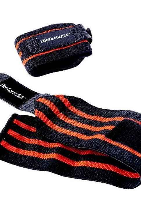 BioTech USA - Bedford 8 Wrist Wrap, Black Red - 35cm