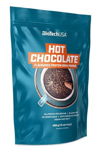 BioTech USA - Hot Chocolate Protein Drink Powder - 450 grams - Nutri.se