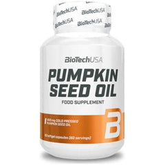 BioTech USA - Pumpkin Seed Oil, 1000mg - 60 softgels - Nutri.se