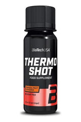 BioTech USA Thermo Shot food supplement, tropical fruit flavor, 60 ml, boost energy and motivation during workouts.