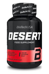 BioTechUSA Desert food supplement with magnesium in a black bottle, designed for energy and electrolyte balance.